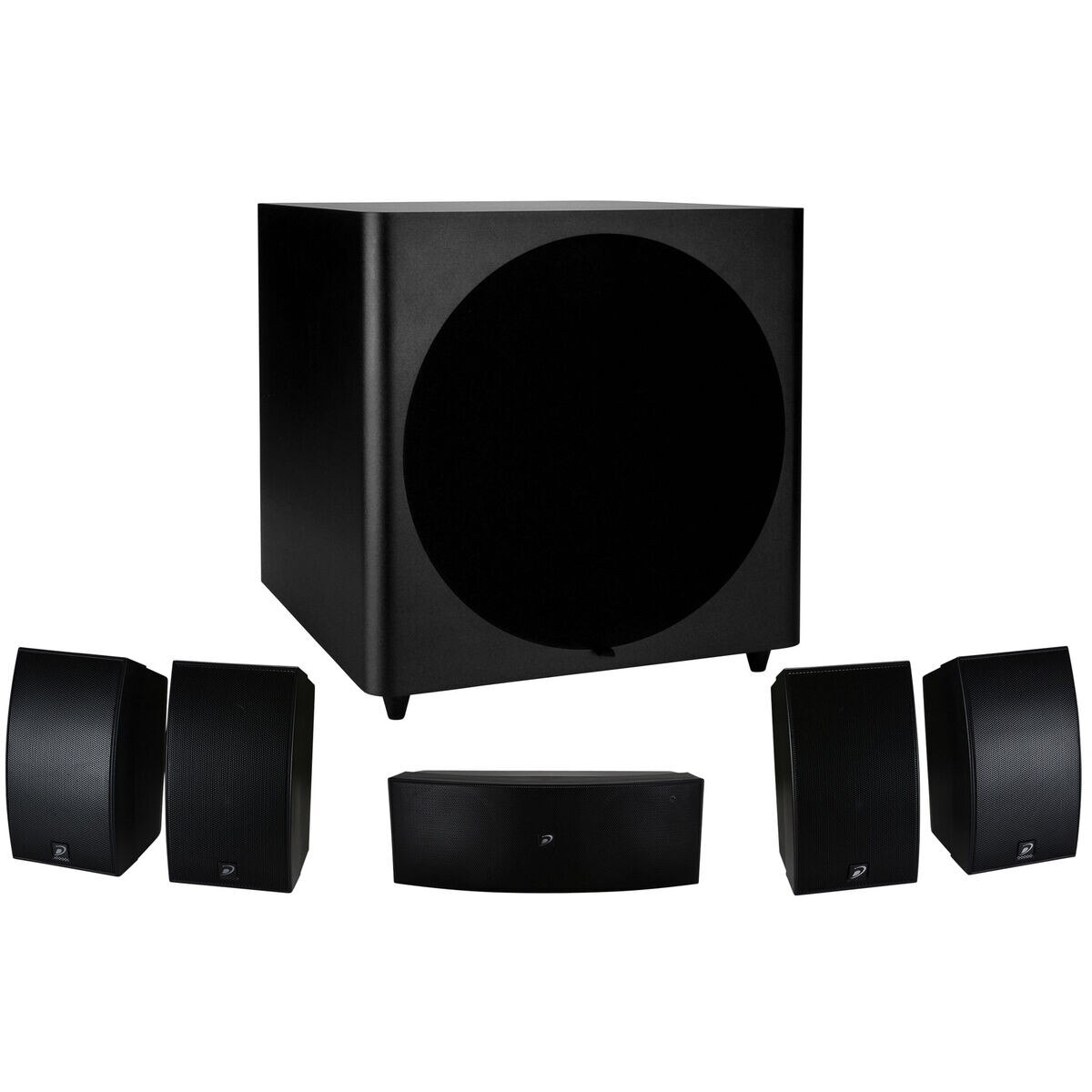 5.1 Home Theater Bundle 15" Powered Subwoofer